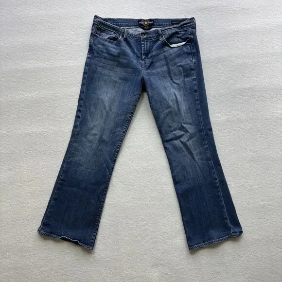 Lucky Brand Jeans Women Sweet N Low 14 / 32 Ankle Bootcut Normcore Preppy Y2K - Picture 1 of 12